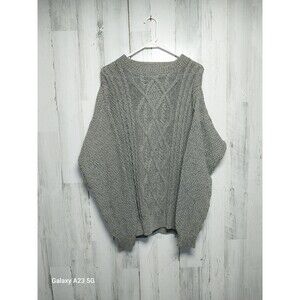 Shenandoah Men's Medium Cable Knit Fisherman's Sweater